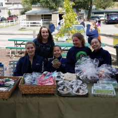 Students at a Bake Sale