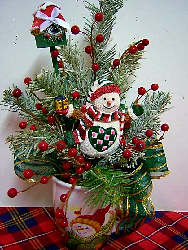 A Christmas decoration.